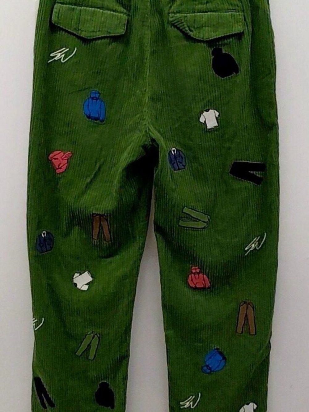 Gap Re-Issue × Sean Wotherspoon Embroidered Corduroy Relaxed Pants NWT | 32x32 - Picture 5 of 5